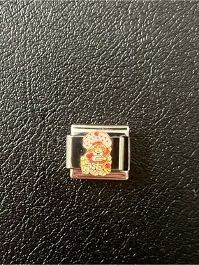 Strawberry Shortcake Italian stainless steel charm